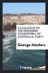Catalogue of the Described Coleoptera of Australia; Part I
