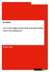 Are centre-right parties in Europe becoming more Pro-European?