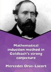 Mathematical induction method in Goldbach's strong conjecture