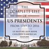 The Complete List of US Presidents from 1789 to 2016 - US History Kids Book | Children's American History