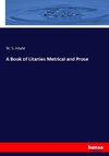 A Book of Litanies Metrical and Prose