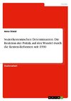 Sozioökonomischen Determinanten. Die Reaktion der Politik auf den Wandel durch die Renten-Reformen seit 1990