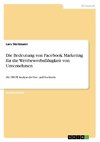 Die Bedeutung von Facebook Marketing für die Wettbewerbsfähigkeit von Unternehmen
