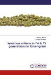 Selection criteria in F4 & F5 generations in Greengram