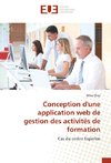 Conception d'une application web de gestion des activités de formation
