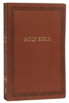 NKJV, Holy Bible, Soft Touch Edition, Imitation Leather, Brown, Comfort Print