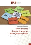 De la Science Administrative au Management public