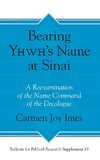 Bearing Yhwh's Name at Sinai