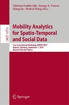 Mobility Analytics for Spatio-Temporal and Social Data