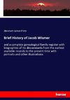 Brief History of Jacob Wismer