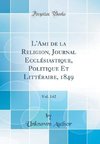 Author, U: L'Ami de la Religion, Journal Ecclésiastique, Pol