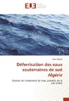 Déferrisation des eaux souterraines de sud Algérie