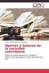 Opinión y balance de la sociedad colombiana