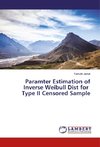 Paramter Estimation of Inverse Weibull Dist for Type II Censored Sample