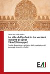 Lo stile dell'enfasi in tre versioni italiane di surat Yusuf(Giuseppe)