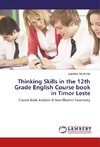 Thinking Skills in the 12th Grade English Course book in Timor Leste