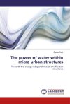 The power of water within micro urban structures