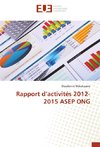 Rapport d'activités 2012-2015 ASEP ONG