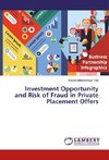 Investment Opportunity and Risk of Fraud in Private Placement Offers