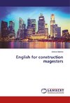 English for construction magesters