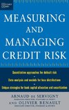 Measuring and Managing Credit Risk