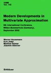 Modern Developments in Multivariate Approximation