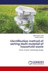 Identification method of sorting multi-material of household waste