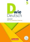 D wie Deutsch - Zu allen Ausgaben 5. Schuljahr - Arbeitsheft mit Lösungen