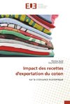 Impact des recettes d'exportation du coton