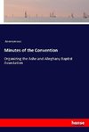 Minutes of the Convention