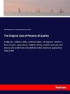 The Original Lists of Persons of Quality