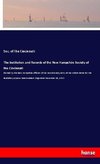 The Institution and Records of the New Hampshire Society of the Cincinnati