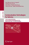 Communication Technologies for Vehicles