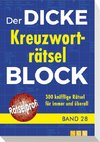 dicke Kreuzworträtsel-Block 28