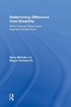 Determining Difference from Disability