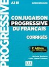 Conjugaison progressive du français. Niveau intermédiaire - 2ème édition. Corrigés