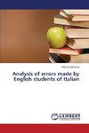Analysis of errors made by English students of Italian