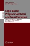 Logic-Based Program Synthesis and Transforamtion