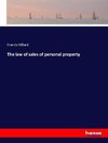 The law of sales of personal property