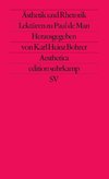 Ästhetik und Rhetorik