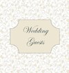 Vintage Wedding Guest Book, Love Hearts, Wedding Guest Book, Bride and Groom, Special Occasion, Love, Marriage, Comments, Gifts, Well Wish's, Wedding Signing Book (Hardback)