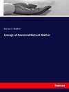 Lineage of Reverend Richard Mather