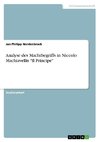 Analyse des Machtbegriffs in Niccolo` Machiavellis 