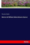 Memoir of William Edmondstoune Aytoun