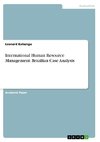 International Human Resource Management. Brazilian Case Analysis