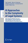 AI Approaches to the Complexity of Legal Systems