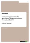 Gesetzgebungsgeschichte des aktienrechtlichen Konzernrechts in Deutschland bis 1965