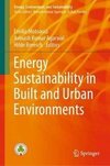 Energy Sustainability in Built and Urban Environments