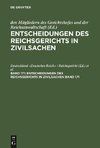 Entscheidungen des Reichsgerichts in Zivilsachen. Gruppe I: Bürgerliches Recht. Band 171