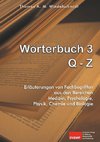 Wörterbuch 3: Q - Z